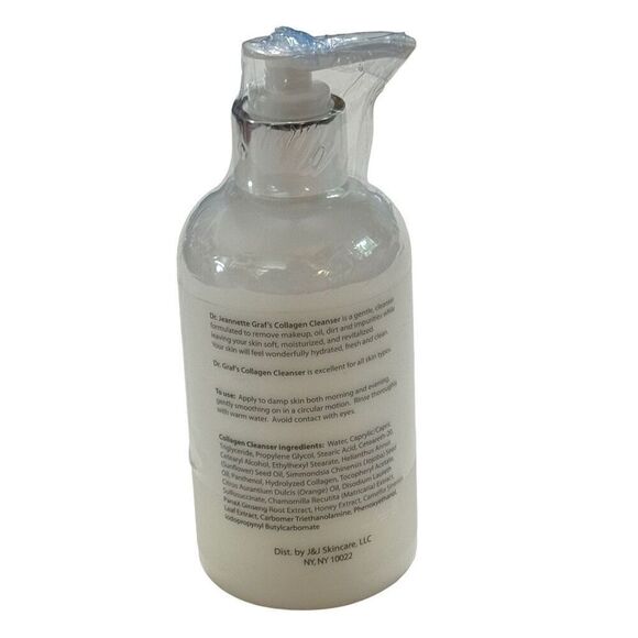 DR. JEANNETTE GRAF COLLAGEN CLEANSER 8 OZ New / Sealed - Picture 3 of 4